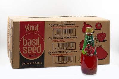 Напиток сокосодержащий Vinut с семенами базилика и соком граната 290 мл