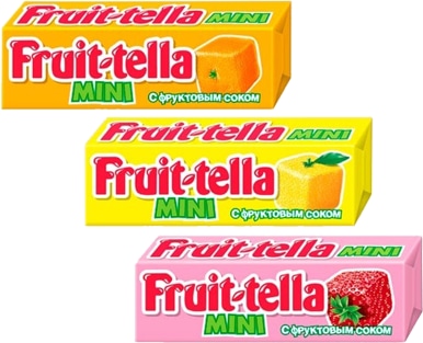 Жевательная конфета Fruittella Mini Mix 11 грамм